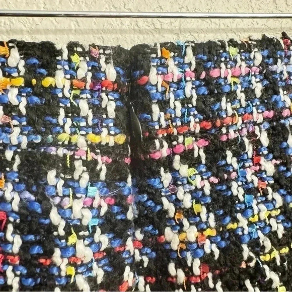 J CREW Multicolored Tweed Mini Skirt - Size 6 - Picture 5 of 7